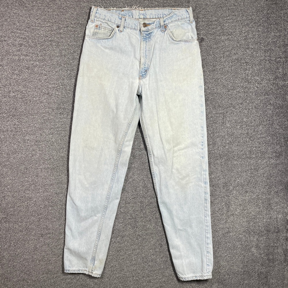 Vintage Levis 550 Orange Tab Jeans Mens 33x34‎ Light Wash Made in USA 1993